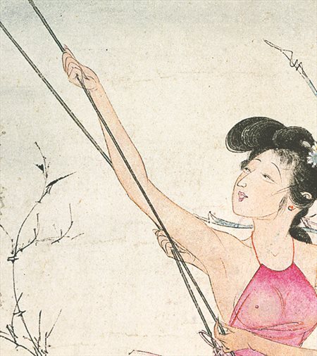 新荣-胡也佛的仕女画和最知名的金瓶梅秘戏图